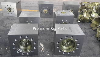 China Rongsheng RS-W440 mud pump fluid end, Rongsheng F1600 mud pump liner, Rongsheng RS-F1300L mud pump piston supplier