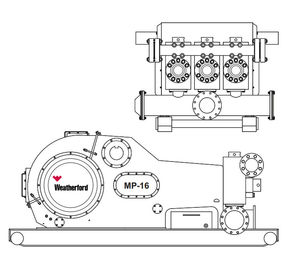 MP5 MUD PUMP, MP10 MUD PUMP, MP13 MUD PUMP, MUD PUMP FOR OILWELL DRILLING, WEATHERFORD MUD PUMP, MP16 MUD PUMP supplier