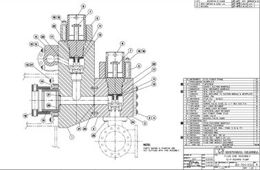 Southwest 12P160  7500PSI  mud pump Fluid end module, MISSION &quot;L&quot; NEW STYLE MODULE FOR NATIONAL 12-P-160 MUD PUMP supplier