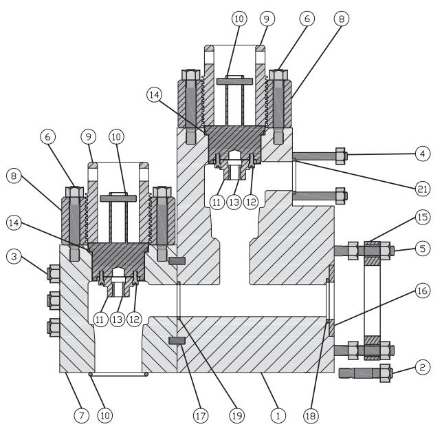 SOUTHWEST 8477A Gardner Denver PZ11/PZ10, National mud pump, EMSCO